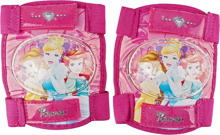 4 TLG. Kinder Set KNIESCHÜTZER 3 Prinzessinnen - ELLENBOGENSCHÜTZER Knieschoner - Schützer z.B. für