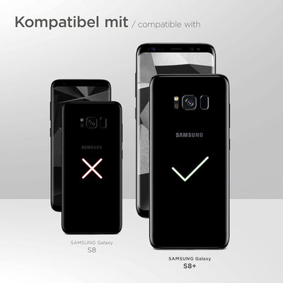 ONEFLOW Handykette 'Twist Strap' kompatibel mit Samsung Galaxy S8 Plus Hülle zum Umhängen transparen