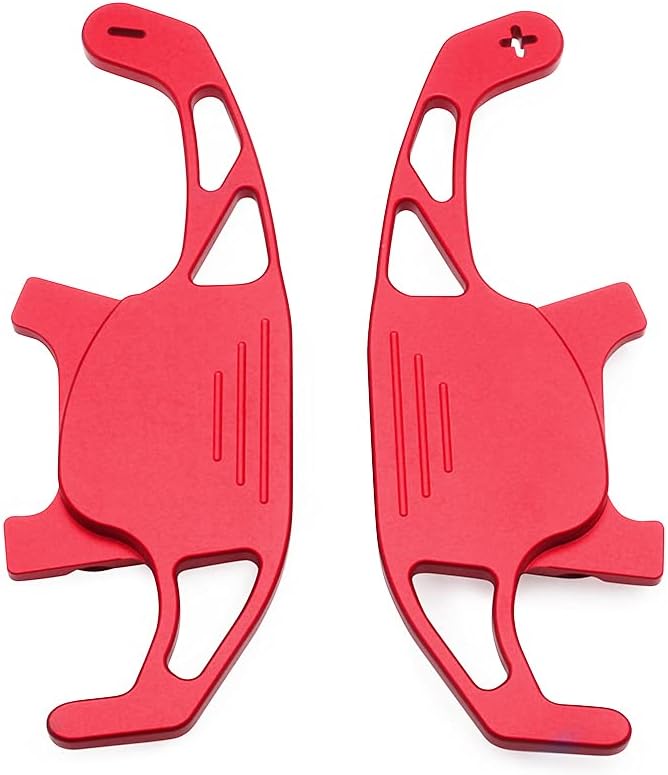 HIBEYO 2 Stücke Lenkrad Schaltwippen Verlängerung Paddles Lenkrad für VW GOLF GTI R R-line GTD GTE M