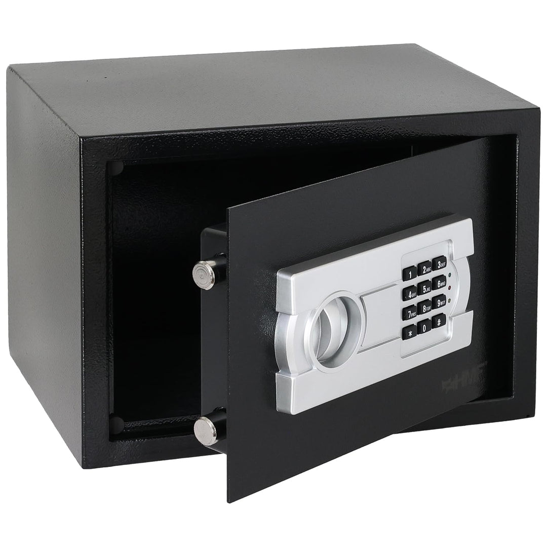 HMF Safe Tresor für Zuhause, Hotel oder Büro, Möbeltresor mit Zahlenschloss für DIN A4 Dokumente | 3