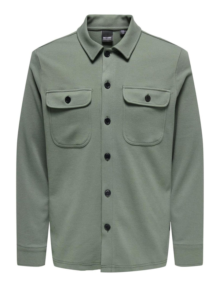 ONLY &amp; SONS Male Hemd ONSNEWKODYL Hemd XS Castor Gray, XS Castor Gray