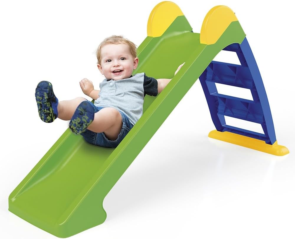 Dolu 3031 Kinder Rutsche, Grün & Blau, Geeignet ab 2 Jahren, Kinder Rutsche Indoor & Outdoor Nutzung
