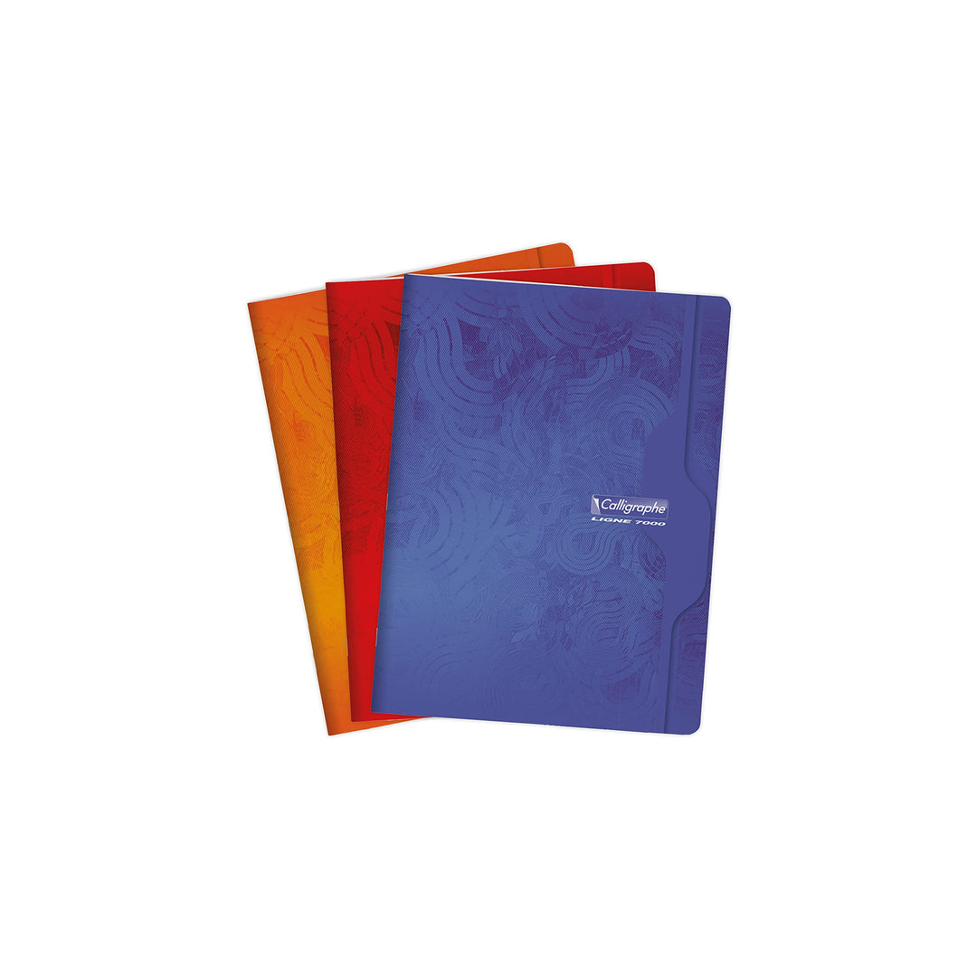 Clairefontaine 7498C - Heft Calligraphe DIN A4+ 24 x 32 cm, französische Lineatur, 96 Blatt, 70 g, f