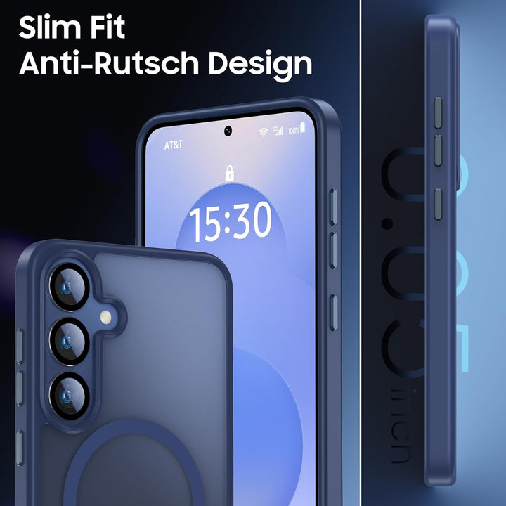 UniqueMe für Samsung Galaxy S25 Hülle - Handyhülle für Samsung Galaxy S25 Case, 5 in 1 Set Rundumsch
