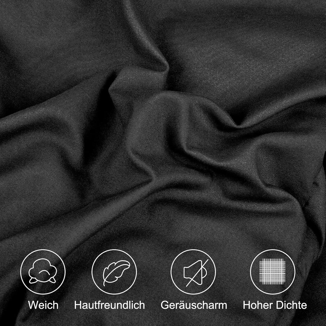 PHF Flauschige Bettdecke 200x200cm, Atmungsaktive Ganzjahresdecke 300GSM Füllung, Super Weich Steppd