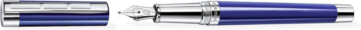 STAEDTLER Initium Resina Füllhalter, blaues Edelharz, F, Made in Germany, mit edler Geschenkverpacku