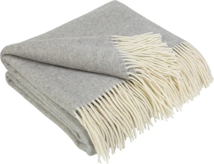 LYHome Kaschmir Decke mit Merino - Luxus Tagesdecke Kuscheldecke Wolldecke Sofadecke und Couchdecke,