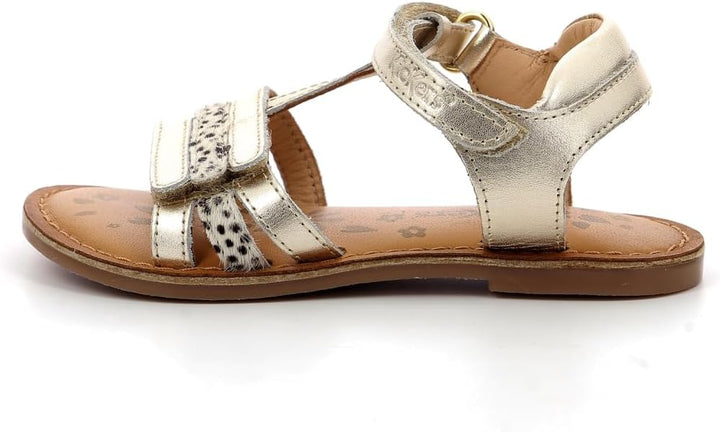 Kickers Mädchen Diamanto Sandale 24 EU Gold, 24 EU Gold