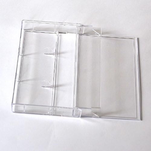 Musik-Cassettenhüllen/Leerhüllen, MC-Kassetten-Hüllen, transparent-hochklar (200 Stück)