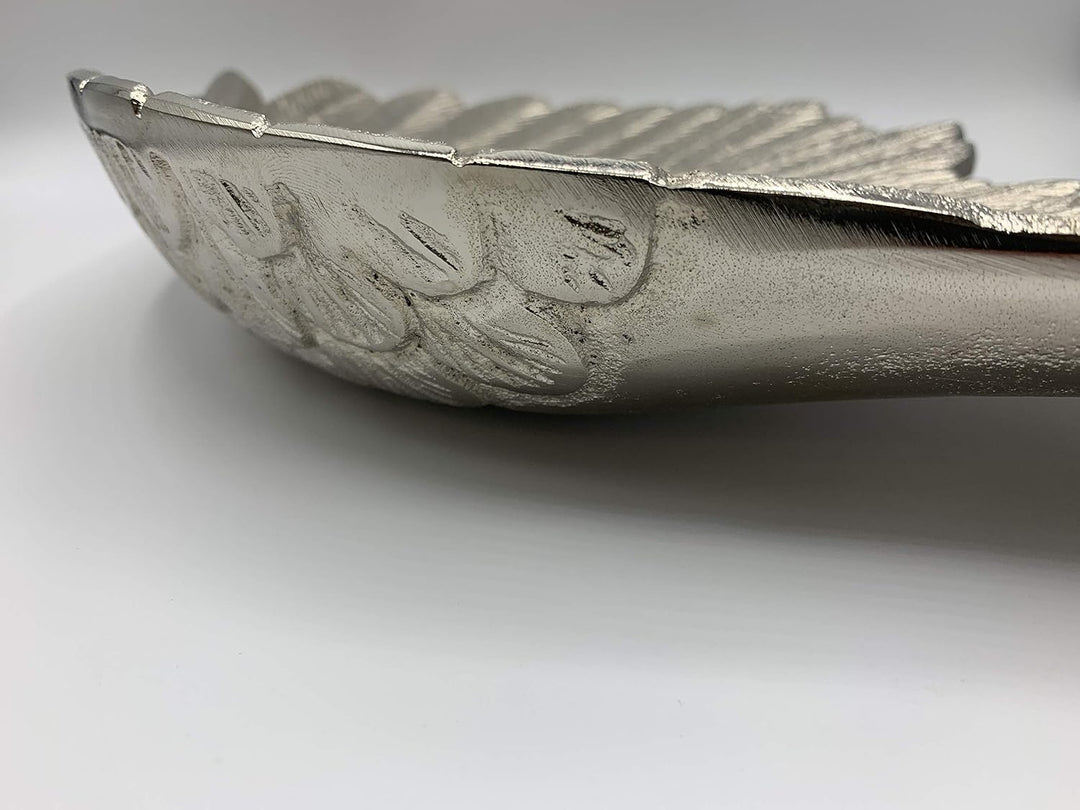 Flügel Schale Silber ca 53cm 1 Stück Alu Silber Trend im Stil