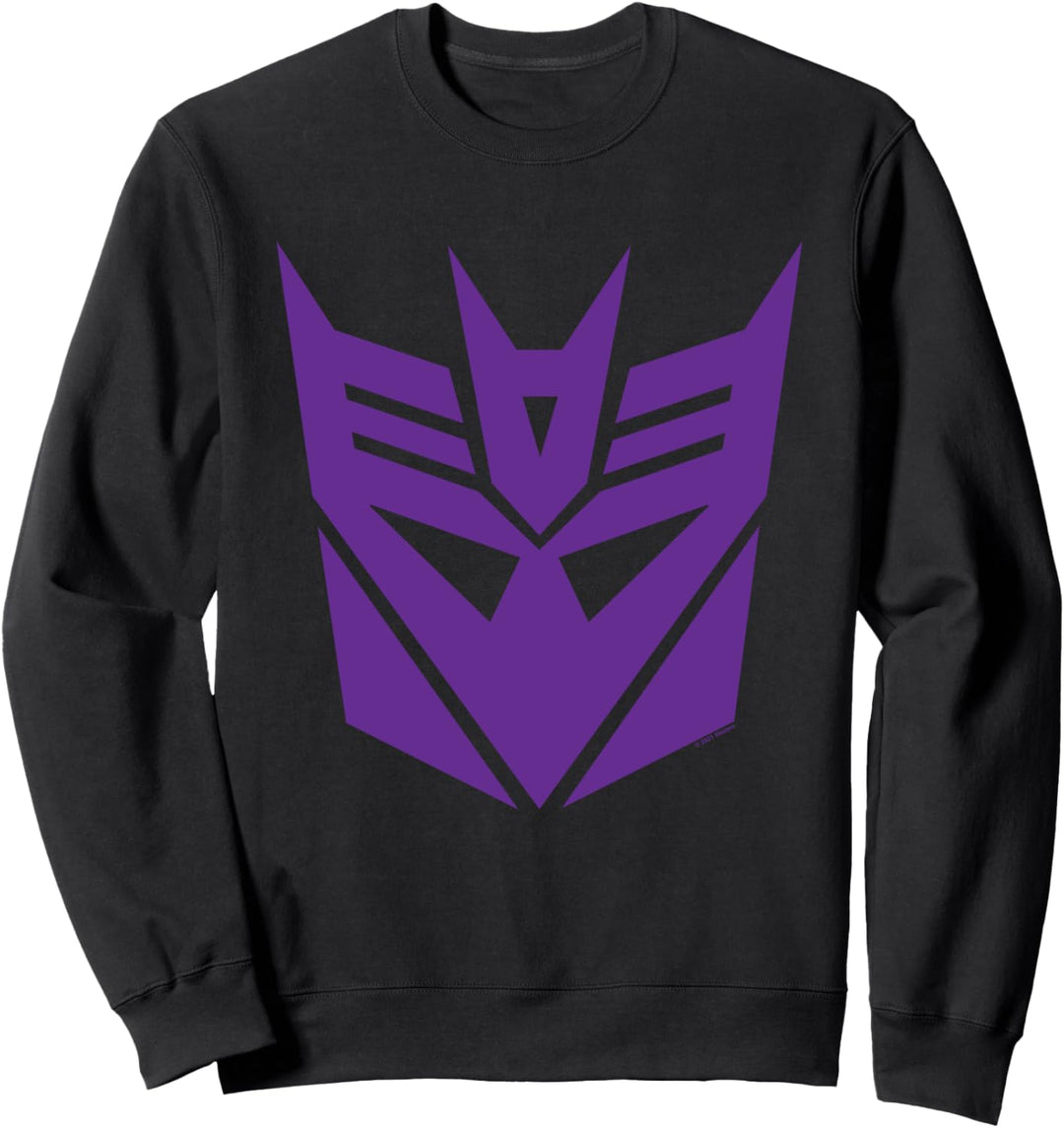 TRANSFORMERS Purple Decepticon Sigil Sweatshirt