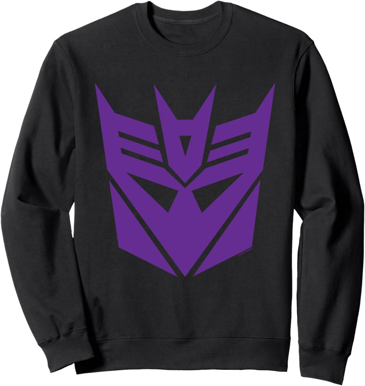 TRANSFORMERS Purple Decepticon Sigil Sweatshirt
