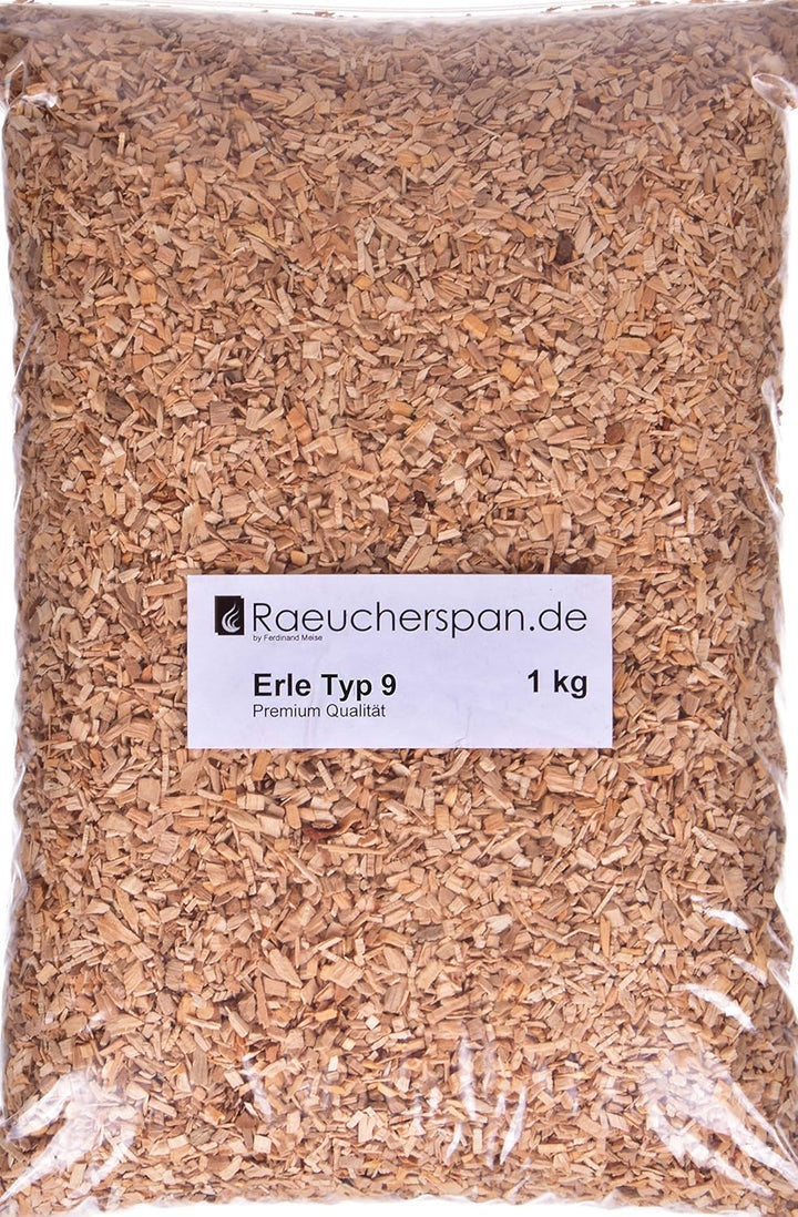 Räucherspäne Räucherchips Apfel, Erle, Kirsche, Buche Typ 9 2-4mm ideal für Smoker Box Barbecue