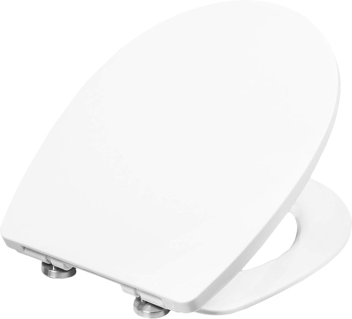 Cornat WC-Sitz "Casal" - Klassisch weisser Look - Pflegeleichter Thermoplast - Quick up & Clean Funk