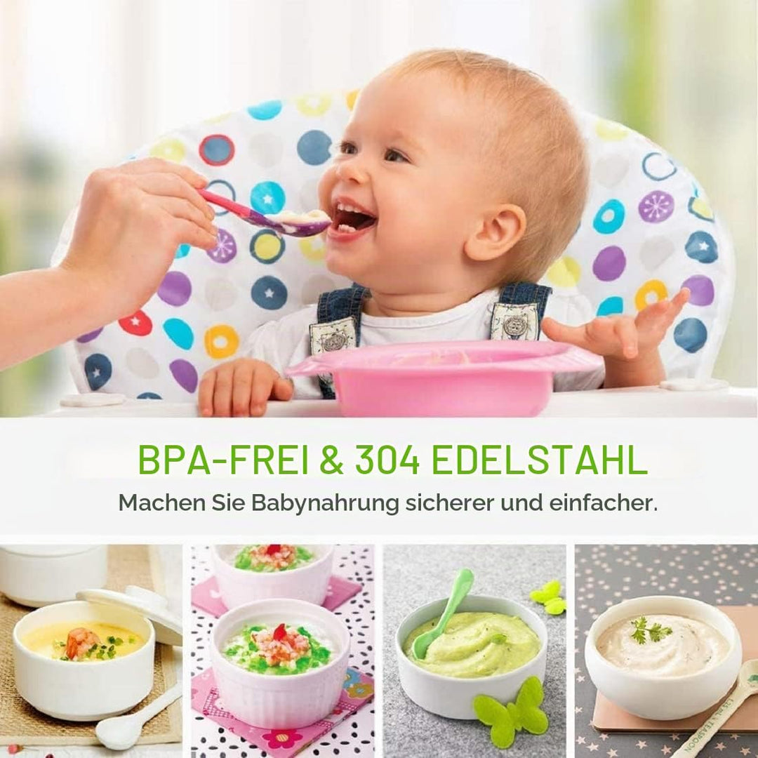 SOKANY Stabmixer Edelstahl 1000 watt, 5 Geschwindigkeit Pürierstab [4in1: Pürierstab/Zerkleinerer, M