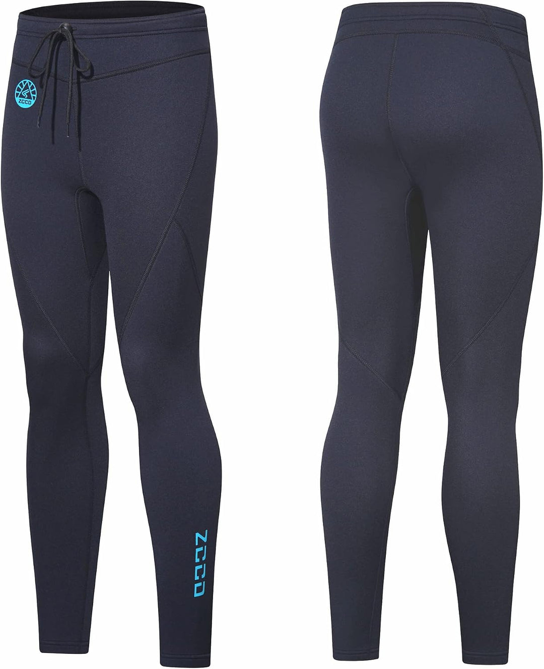 ZCCO Herren und Damen Neoprenhose, 1,5mm/3mmLange Neoprenhose, Tauchhose zum Surfen, Kajakfahren, Sc
