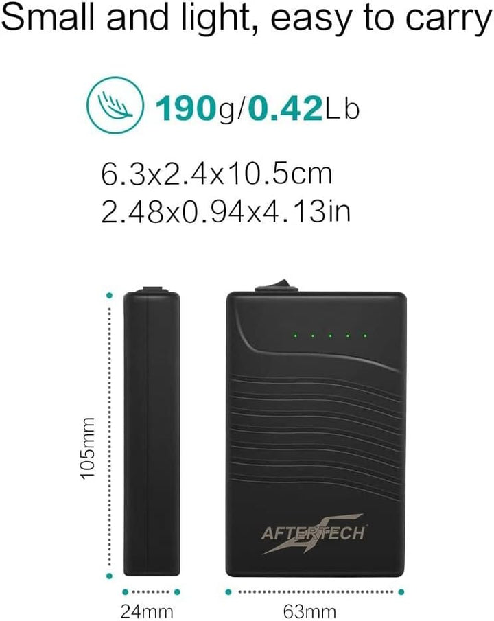 AFTERTECH Mini UPS POWERBANK Lithium-Akku 12 V 3000 mAh 36 Wh D4E1 12v 3000mAh, 12v 3000mAh