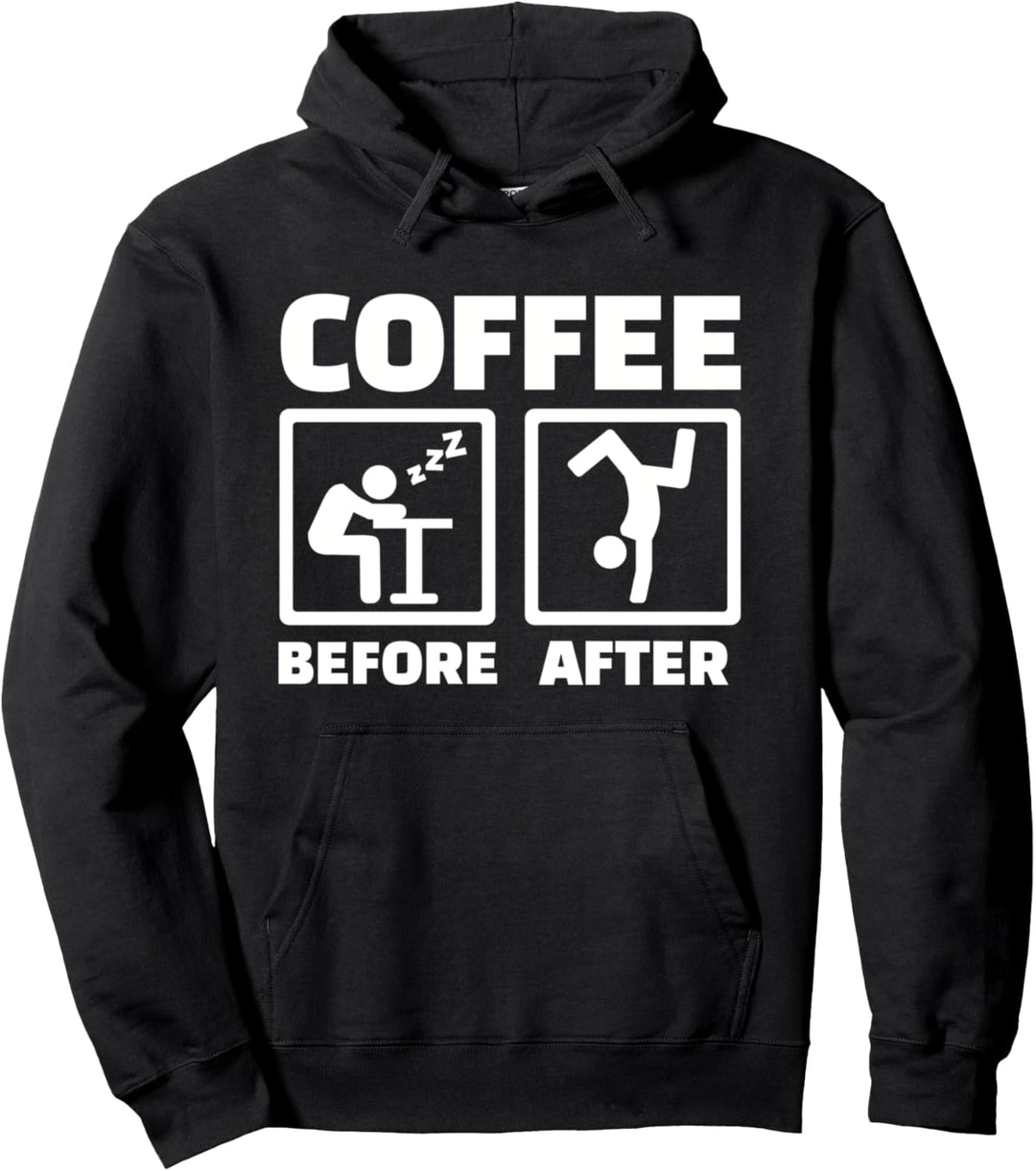 Kaffee Pullover Hoodie