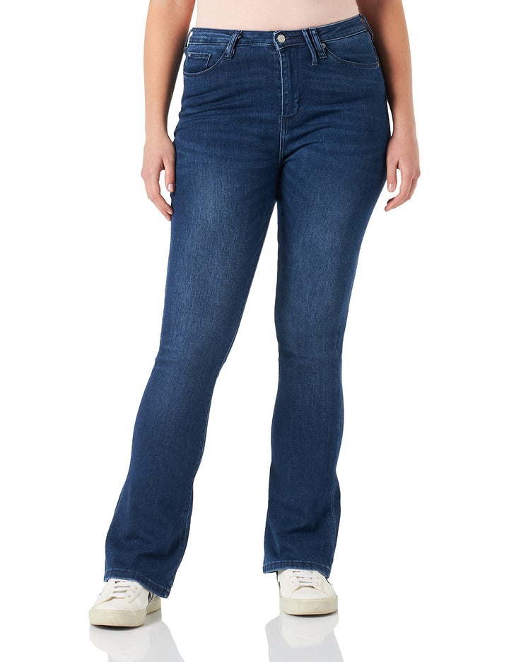 MUSTANG Damen June Flared Jeans 30W / 32L Mittelblau 602, 30W / 32L Mittelblau 602