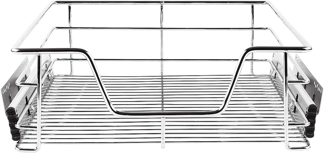 Küchenschublade, Metall, verchromter Stahl, Silber, Rechteckig, 60cm x 60cm, 12kg, inkl. Schrauben u