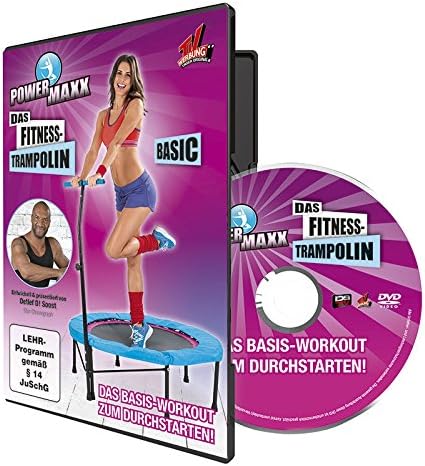 TV unser Original Trainings DVD Power Maxx Fitness Trampolin Basic, 00171 Single, Single