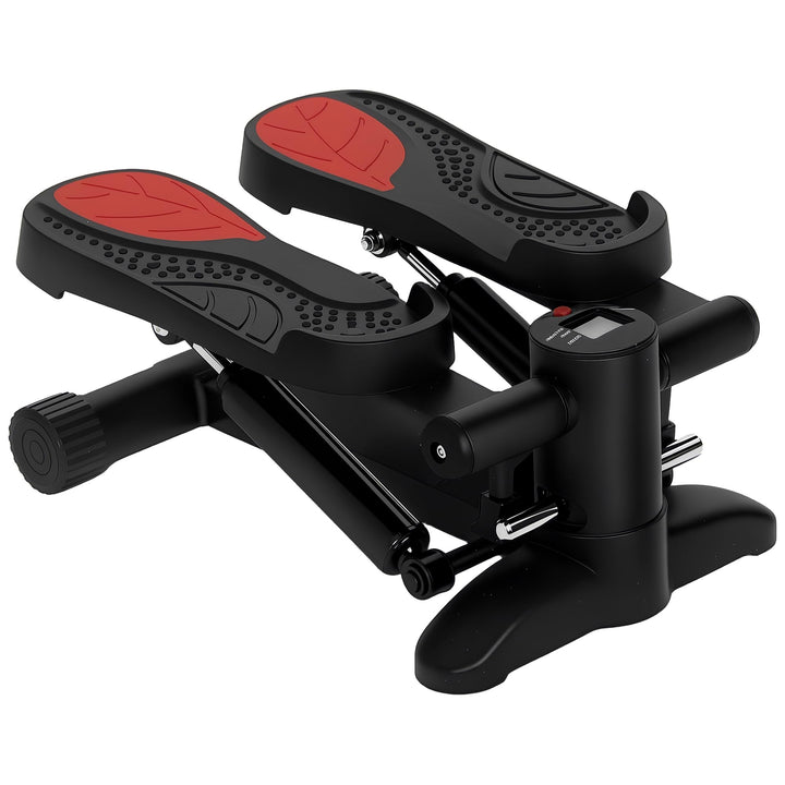 SPORTNOW Mini-Stepper für Zuhause Stepper Hometrainer mit LCD-Display, Fitness-Stepper bis 100 kg fü