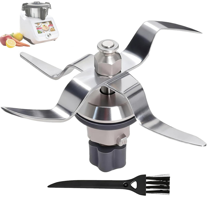 Poweka Ersatzmesser Kompatibel mit Silvercrest Monsieur Cuisine Connect und Monsieur Cuisine Smart K