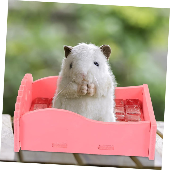 2stücke Kühlendes Bettbrett Kristallkissen Praktische Matte Für Hamsterzubehör Waschbares Haustierbe