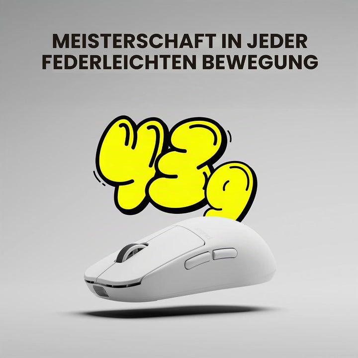 Pulsar Gaming Gears X2H Crazylight Kabellose Gaming-Maus, Ultraleicht, 43 g, optischer Schalter, 320