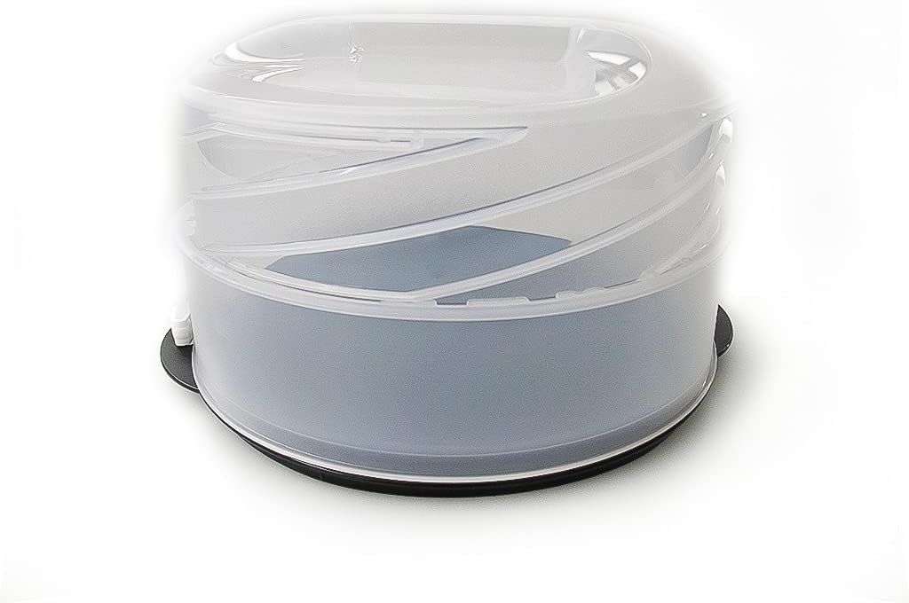 TUPPERWARE Exclusiv Tortentwist schwarz Twist Tortenbehälter Kuchenform