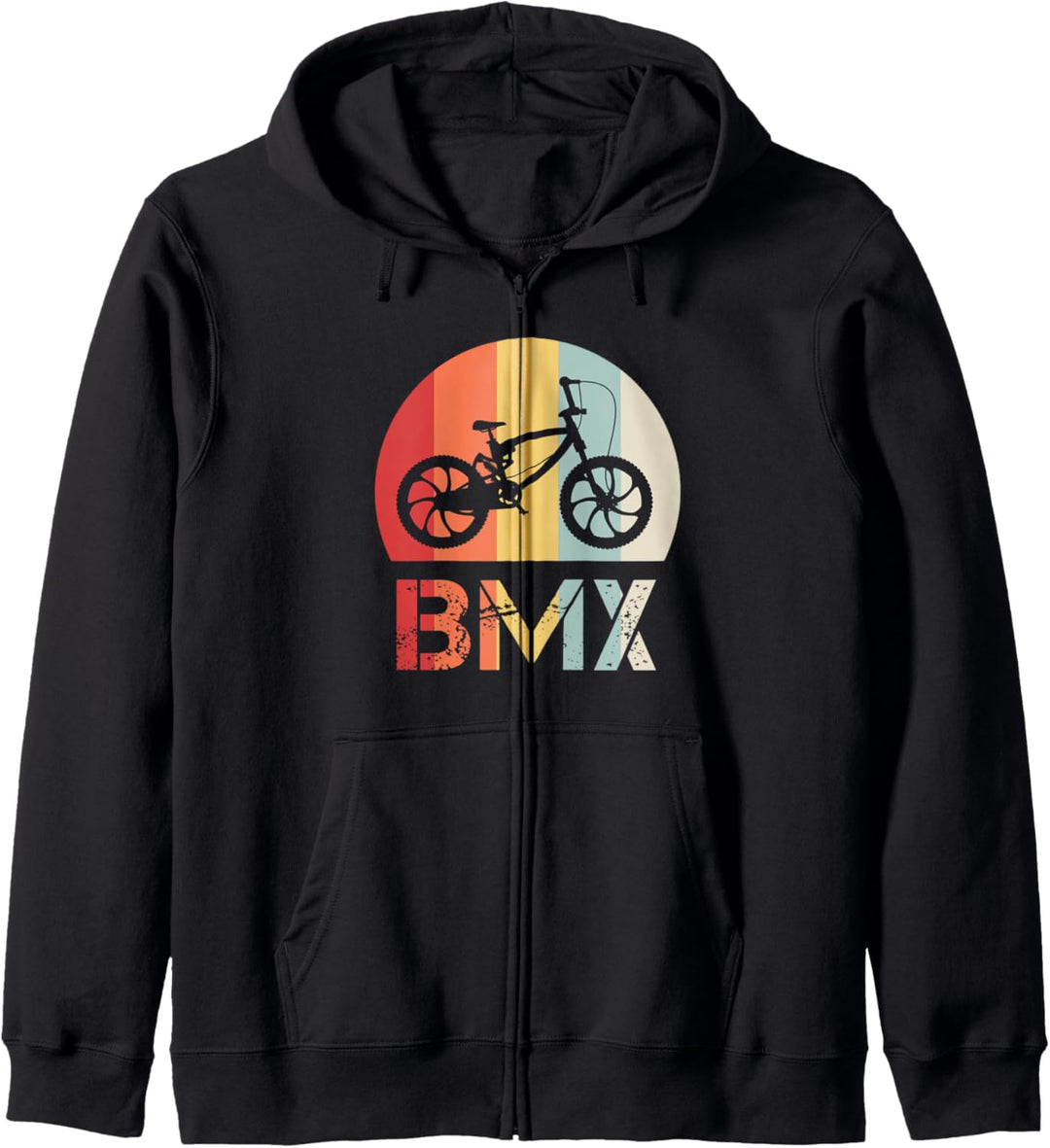 BMX Retro Vintage Fahrrad Fahren Radfahrer Geschenk Kapuzenjacke