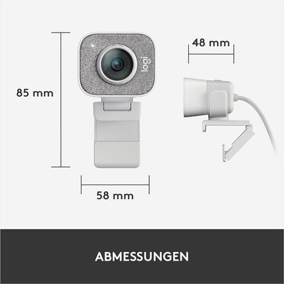 Logitech Streamcam Webcam für Live Streaming und Inhaltserstellung, Vertikales Video in Full HD 1080