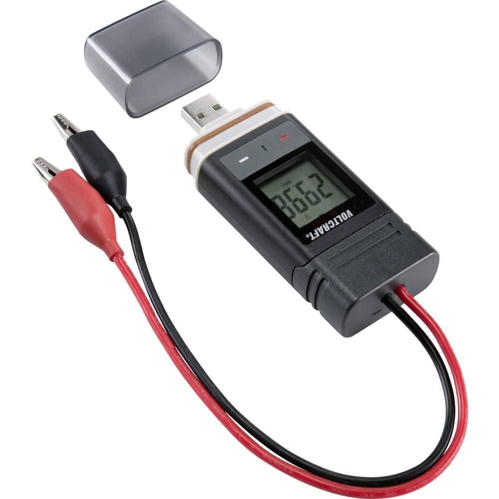 VOLTCRAFT VC-11015505 DL-250V Spannungs-Datenlogger Messgrösse Spannung 0.01 bis 30 V PDF Funktion,
