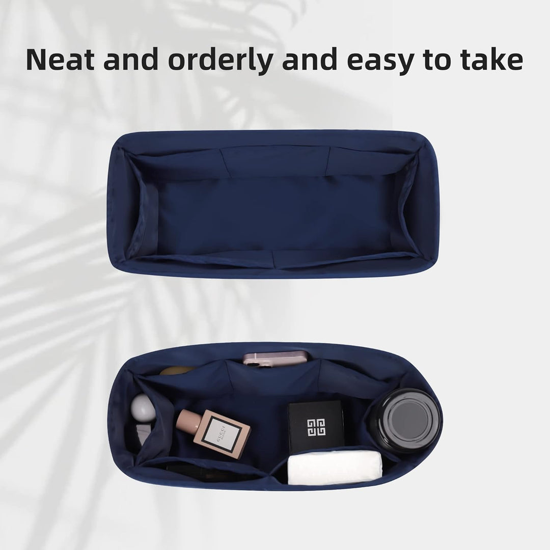 DGAZ Taschen Organizer Einsatz, Seide Taschenorganizer für Dior Book Tote Mini/S/M/L Tasche, Seidige