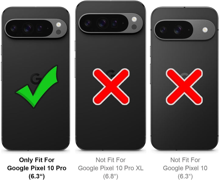 Verco Hybrid Armor Shield Case für Google Pixel 10 Pro Hülle, extrem robust mit Magnet Fingerring Ha