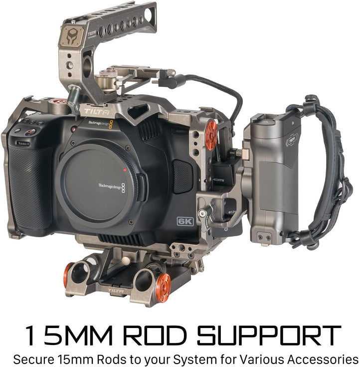 Tilta 15 mm LWS Grundplatte Typ VI kompatibel mit BMPCC 6K Pro Blackmagic Pocket Cinema Kamera 6K Pr