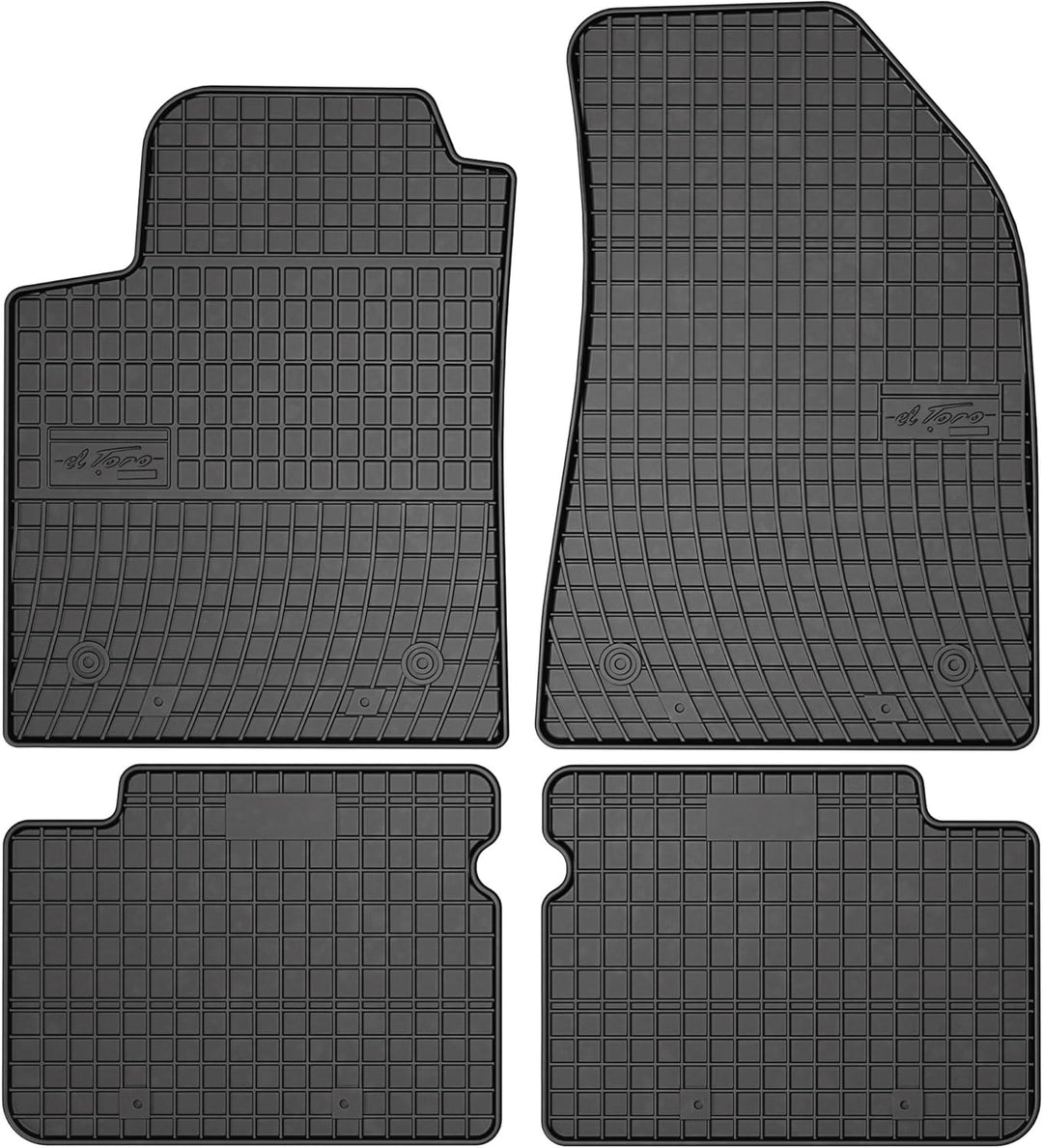SMK Gummimatten Auto fussmatten Satz für FIAT Bravo II 2007-2014 Erleben Sie einen neuen Standard de