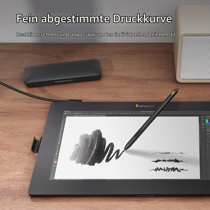 Xencelabs Pen Display 16 Essentials 16" 4K OLED Professionelle Grafiktablett mit Display mit 2 Batte