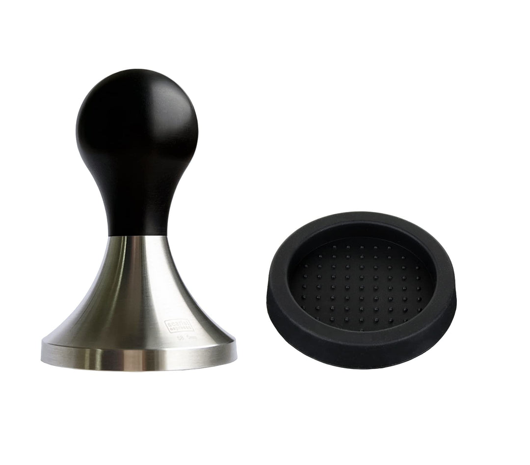 scarlet espresso | Tamper »Fino Affilato« inox sharp edge CNC präzisisiongefertigt, Edelstahl, Profi