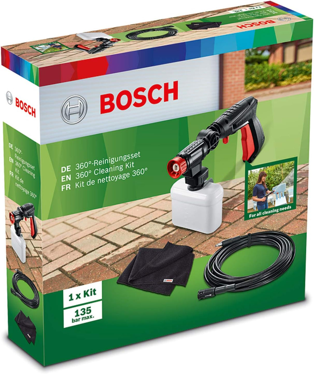 Bosch Hochdruckreiniger 360°-Reinigungsset