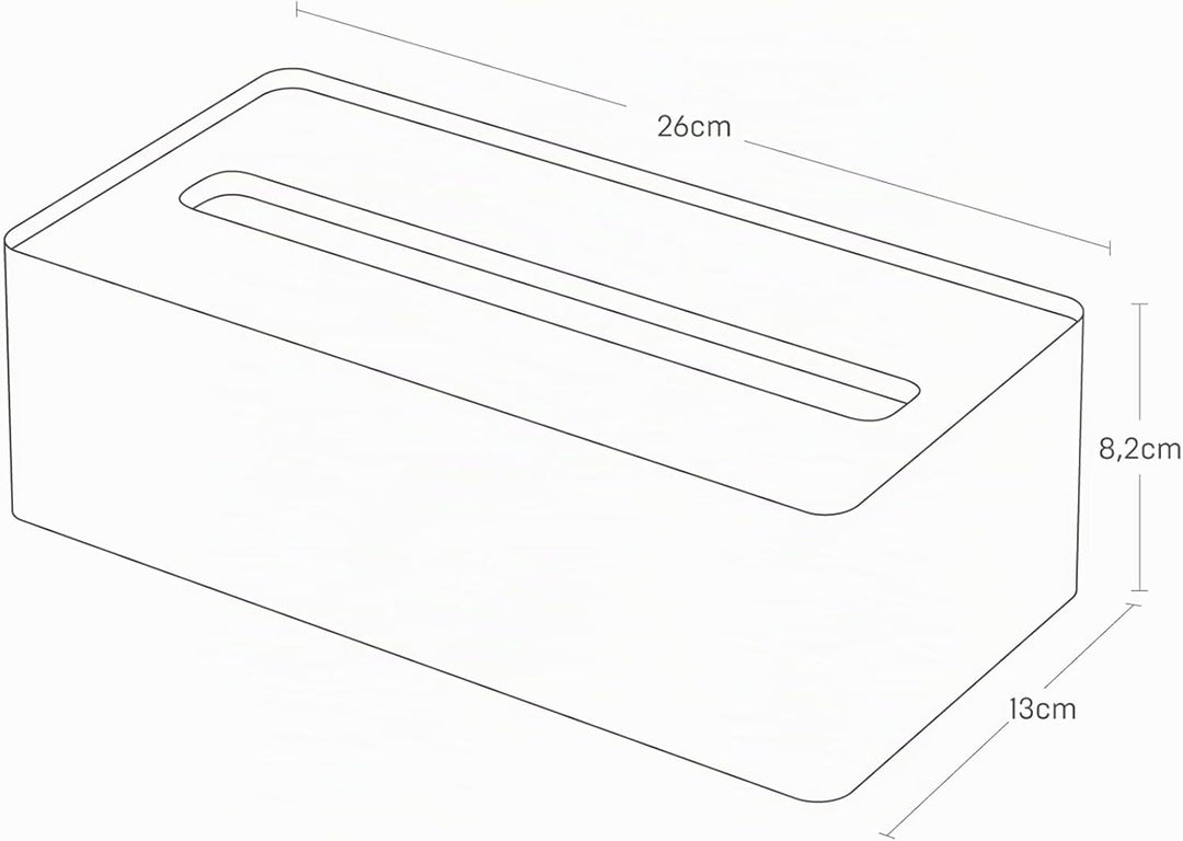 Tissue Case - Rin - brown One Size Schwarz, One Size Schwarz