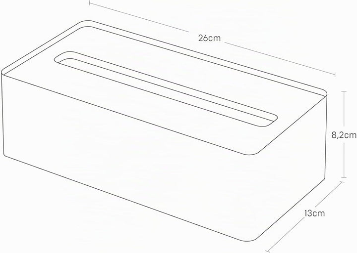 Tissue Case - Rin - brown One Size Schwarz, One Size Schwarz