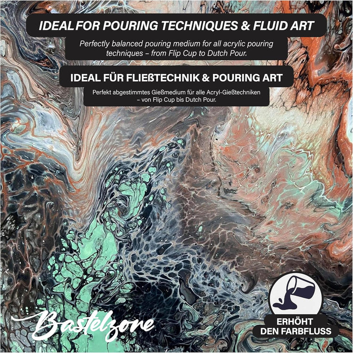 Pouring Medium 3 Liter. Giess Medium für Fliesstechnik und Giessanwendungen. Giessmedium, Giessmediu