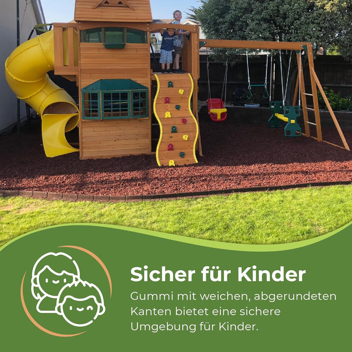EcoShape FlexiBorder - Flexibel Rasenkante - Beeteinfassung für Rasenflächen - Wege - Erhöhte Begren