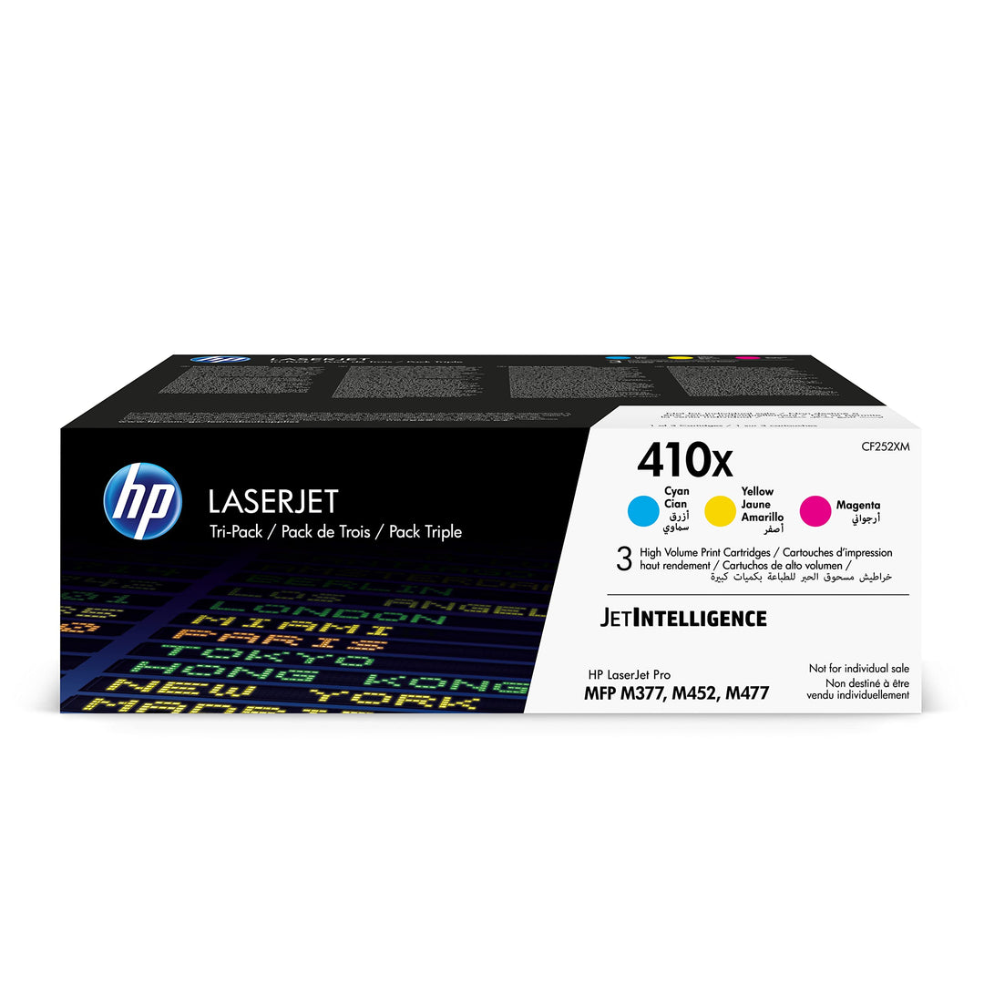 HP 410X (CF252XM) Multipack Original Toner Magenta/Blau/Gelb Multipack Single, Magenta/Blau/Gelb Mul