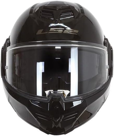 LS2, Modularhelme motorrad ADVANT solid gloss black, XL XL Gloss black, XL Gloss black