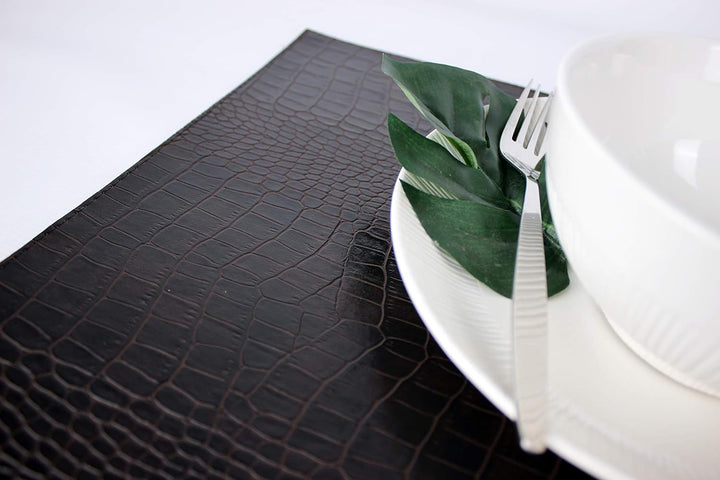 SIGNATURE HOME COLLECTION AP-104-A01 Tischset 6-er Set, 45 x 33 cm, Höhe 0,2 cm, beidseitig verwendb