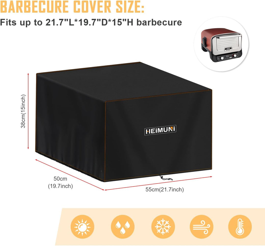 Grill Abdeckhaube für Ninja Woodfire Ofenabdeckung Elektrogrill Abdeckung Wasserdicht für Aussenöfen