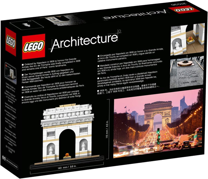 LEGO Architecture 21036 - "Der Triumphbogen Konstruktionsspiel, bunt