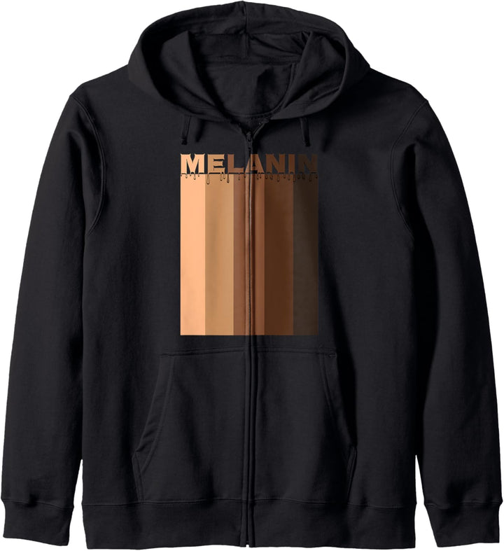 Melanin Shades Drippin Kapuzenjacke